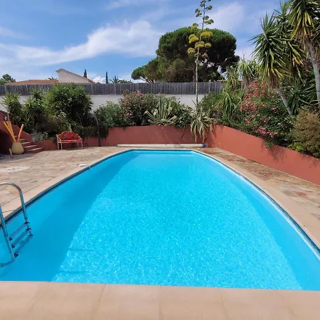 Villa Palm' Issambres 6-8 Personnes Avec Piscine Et Jardin Privés La Garonnette-Plage