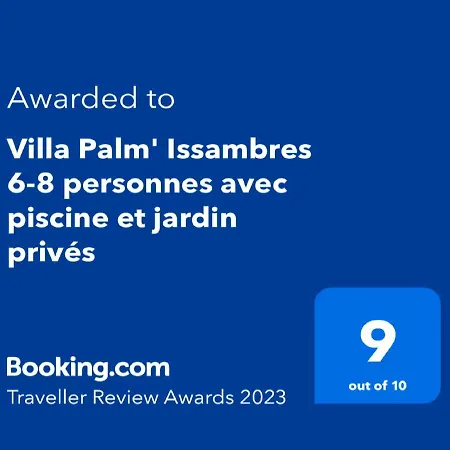 Willa Palm' Issambres 6-7 Personnes, Clim, Avec Piscine, Jardin Et Parking Prives La Garonnette-Plage