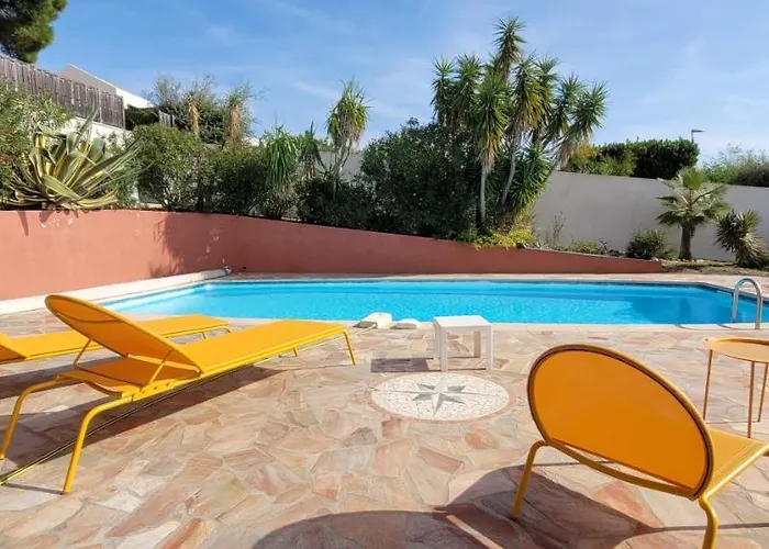 Villa Palm' Issambres 6-7 Personnes, Clim, Avec Piscine, Jardin Et Parking Prives La Garonnette-Plage